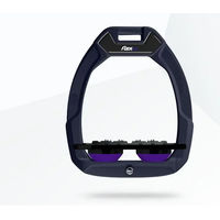 Produktbild von Flex-On Sicherheitssteigbügel Flat Ultra Grip Aluminium Schwarz Lila Safe-On