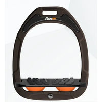 Produktbild von Flex-On Sicherheitssteigbügel Flat Ultra Grip Braun Schwarz Orange Safe-On