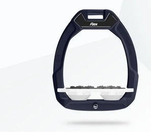 Flex-On Sicherheitssteigbügel Flat Ultra Grip Braun Weiß Safe-On – Bild 1 von 1