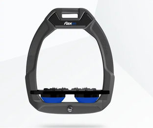 Flex-On Sicherheitssteigbügel Flat Ultra Grip Marine Schwarz Blau Safe-On – Bild 1 von 1