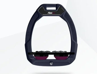 Flex-On Sicherheitssteigbügel Flat Ultra Grip Marine Schwarz Plum Flex-On Safe-On – Bild 1 von 1