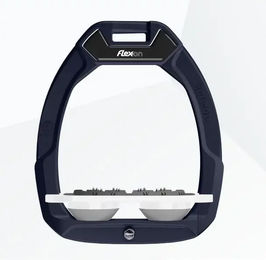 Flex-On Sicherheitssteigbügel Flat Ultra Grip Marine Weiß Grau Safe-On – Bild 1 von 1