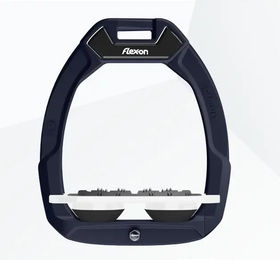 Flex-On Sicherheitssteigbügel Flat Ultra Grip Marine Weiß Schwarz Safe-On – Bild 1 von 1