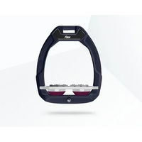 Produktbild von Flex-On Sicherheitssteigbügel Flat Ultra Grip Rot Grau Prune mit Safe-On System