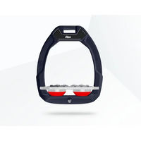 Produktbild von Flex-On Sicherheitssteigbügel Flat Ultra Grip Rot Grau Rot Safe-On für Pferde