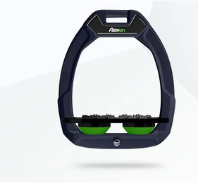 Flex-On Sicherheitssteigbügel Flat Ultra Grip Safe-On Blau Schwarz Grün – Bild 1 von 1