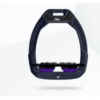 Produktbild von Flex-On Sicherheitssteigbügel Flat Ultra Grip Safe-On Blau Schwarz Violett
