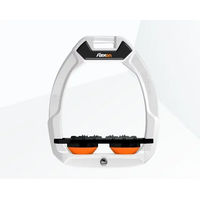 Produktbild von Flex-On Sicherheitssteigbügel Flat Ultra Grip Weiß Schwarz Orange Safe-On