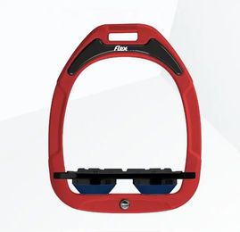 Flex-On Sicherheitssteigbügel Plat Grip Green Composite in Rot Schwarz Marine – Bild 1 von 1