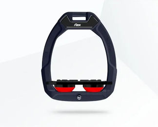 Flex-On Sicherheitssteigbügel Plat Grip Rot/Schwarz/Rot Safe-On – Bild 1 von 1