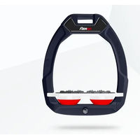 Produktbild von Flex-On Sicherheitssteigbügel Plat Ultra Grip Aluminium Weiß Rot mit Safe-On System