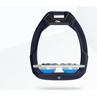 Produktbild von Flex-On Sicherheitssteigbügel Plat Ultra Grip in Braun Grau Blau mit Safe-On Funktion
