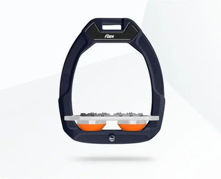 Flex-On Sicherheitssteigbügel Plat Ultra Grip Rot Grau Orange mit Safe-On System – Bild 1 von 1