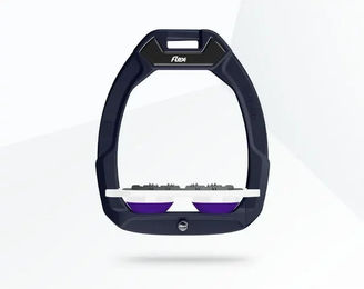 Flex-On Sicherheitssteigbügel Plat Ultra Grip Rot Weiß Violett Safe-On – Bild 1 von 1