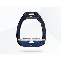 Produktbild von Flex-On Sicherheitssteigbügel Reining Plat Ultra Grip mit Safe-On System in Grün/Grau/Blau