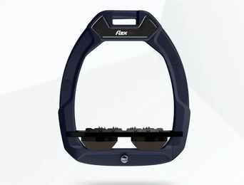 Flex-On Sicherheitssteigbügel Safe-On Flach Ultra Grip Marine Schwarz Braun – Bild 1 von 1