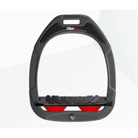 Produktbild von Flex-On Sicherheitssteigbügel Ultra Grip Green Composite Anthrazit Schwarz Rot