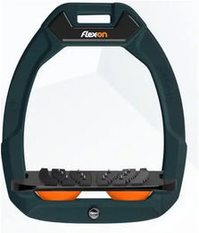 Flex-On Sicherheitssteigbügel Ultra Grip Safe-On flach Grün Schwarz Orange – Bild 1 von 1