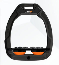Flex-On Sicherheitssteigbügel Ultra Grip Safe-On Schwarz/Schwarz/Orange – Bild 1 von 1