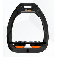 Produktbild von Flex-On Sicherheitssteigbügel Ultra Grip Safe-On Schwarz/Schwarz/Orange