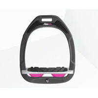 Produktbild von Flex-On Steigbügel Green Composite mit Neigung und Grip in Anthrazit Grau Rosa