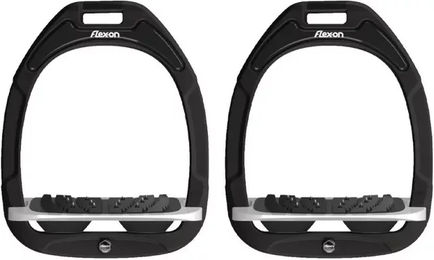 Flex-on Steigbügel Incliné Grip Green Composite Schwarz Grau – Bild 1 von 1