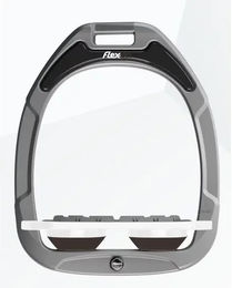 Flex-on Steigbügel Platte Grip Aluminium Weiß Braun Green Composite – Bild 1 von 1