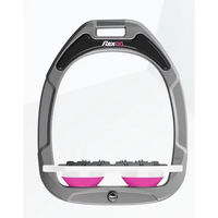 Produktbild von Flex-On Steigbügel Ultra Grip aus Aluminium und Green Composite in Weiß/Rosa