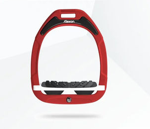 Flex-on Steigbügel Ultra Grip Green Composite in Bordeaux/Schwarz/Schwarz – Bild 1 von 1