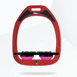 Flex-On Trittbleche Plat Grip Green Composite in Rot Schwarz Rosa – Bild 1 von 1