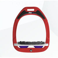 Produktbild von Flex-On UltiGrip Steigbügel Green Composite Rot Grau Violett