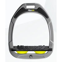 Produktbild von Flex-on Ultra Grip Aluminium Steigbügel Schwarz Gelb