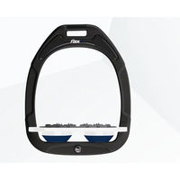 Produktbild von Flex-on Ultra Grip Flachbügel Reitgurt Green Composite Schwarz Weiß Marine