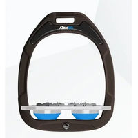 Produktbild von Flex-On Ultra Grip Flache Steigbügel aus Green Composite in Braun Grau Blau