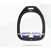 Produktbild von Flex-On Ultra Grip Flache Steigbügel aus Green Composite in Braun Grau Blau