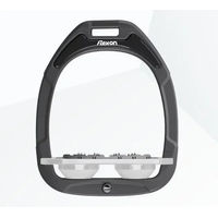 Produktbild von Flex-On Ultra Grip Flache Steigbügel Green Composite Anthrazit Grau Weiß