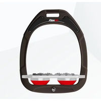 Produktbild von Flex-On Ultra Grip Flache Steigbügel Green Composite Braun Grau Rot