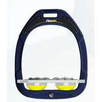 Produktbild von Flex-on Ultra Grip Flache Steigbügel Green Composite Marine Grau Gelb