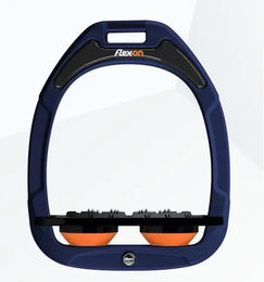 Flex-on Ultra Grip Flache Steigbügel Green Composite Marine Schwarz Orange – Bild 1 von 1
