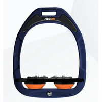 Produktbild von Flex-on Ultra Grip Flache Steigbügel Green Composite Marine Schwarz Orange