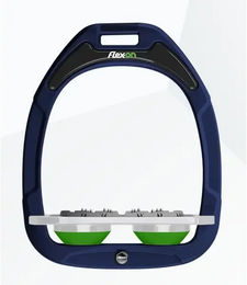 Flex-on Ultra Grip Flachsteigbügel aus Composite in Marine Grau Grün – Bild 1 von 1