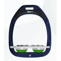Produktbild von Flex-on Ultra Grip Flachsteigbügel aus Composite in Marine Grau Grün