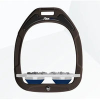 Produktbild von Flex-on Ultra Grip Flachsteigbügel aus Green Composite in Braun/Grau/Marine