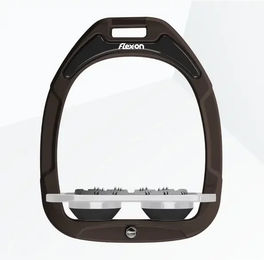 Flex-On Ultra Grip Flachsteigbügel aus Green Composite in Braun Grau Schwarz – Bild 1 von 1