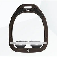 Produktbild von Flex-On Ultra Grip Flachsteigbügel aus Green Composite in Braun Grau Schwarz