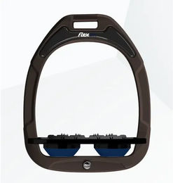 Flex-on Ultra Grip Flachsteigbügel aus Green Composite in Braun Schwarz Marine – Bild 1 von 1