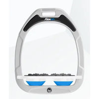 Produktbild von Flex-on Ultra Grip Flachsteigbügel aus Green Composite in Weiß/Blau