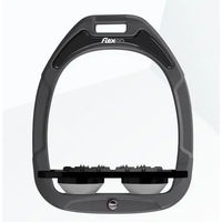 Produktbild von Flex-On Ultra Grip Flachsteigbügel Green Composite Anthrazit Schwarz Grau