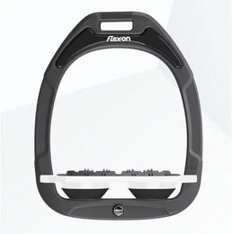 Flex-On Ultra Grip Flachsteigbügel Green Composite Anthrazit Weiß Schwarz – Bild 1 von 1