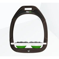 Produktbild von Flex-On Ultra Grip Flachsteigbügel Green Composite Braun Weiß Grün